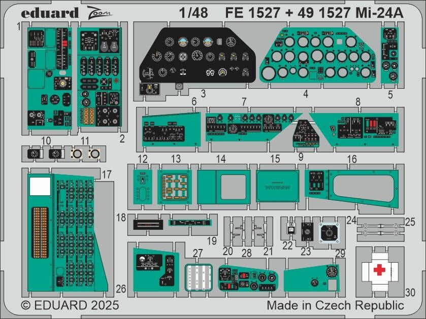 Eduard BIG49454 Mi-24A TRUMPETER 1/48
