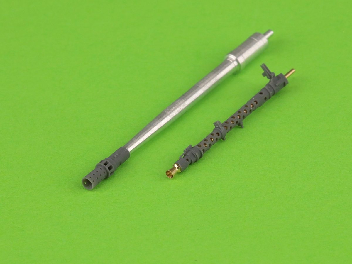Master GM-35-046 PzKpfw II Ausf. a–F - 2cm KwK30 L/55 &amp;amp; MG-34 gun barrels (for IBG, Dragon and other kits) 1/35 – immagine 2