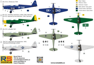 RS Models 92304 Zlin Z-XII Vol. Avion de sport 1/72 – image 2