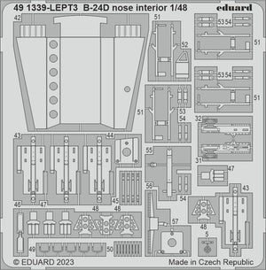Eduard 491339 B-24D nose interior REVELL 1/48 – Bild 3