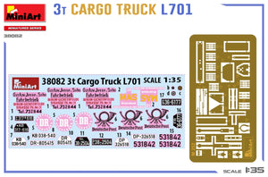 MiniArt 38082 3T CARGO TRUCK L701 1/35 – imagen 2