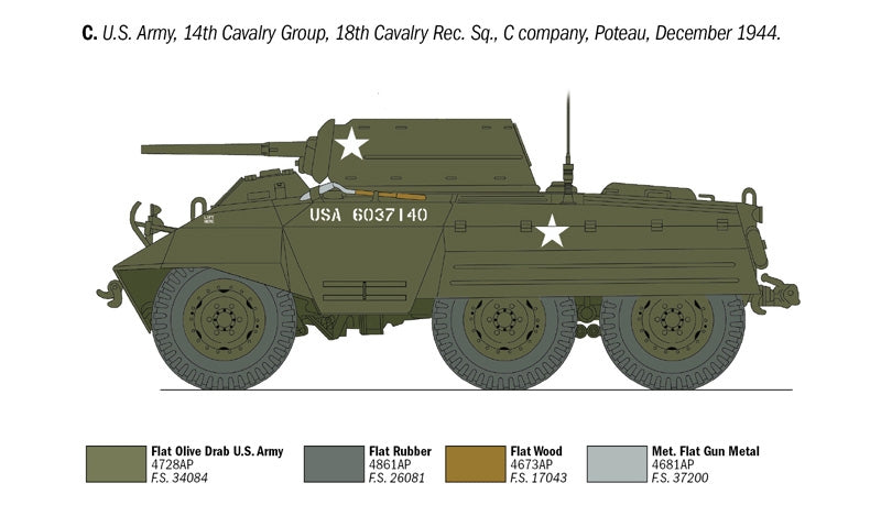 Italeri 6364 M8 Greyhound 1/35 – image 7
