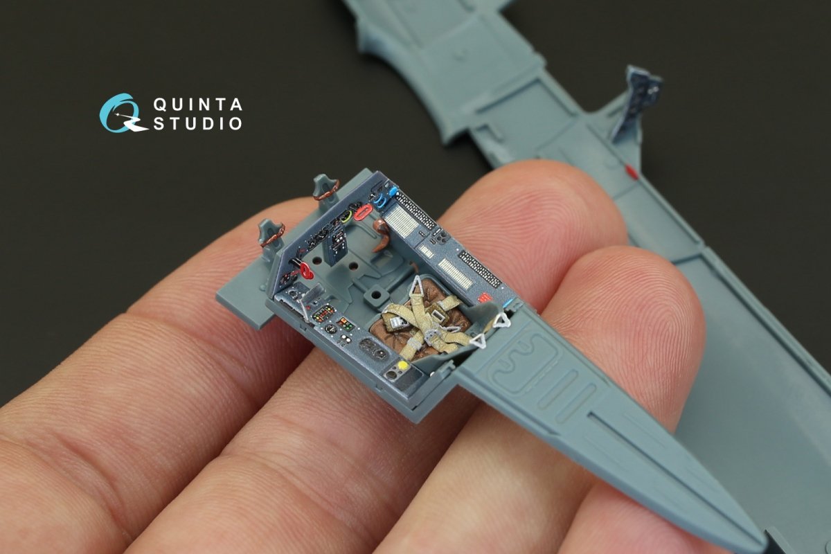 Quinta Studio QD48079 FW 190A-3 3D-Printed &amp;amp; coloured Interior on decal paper (for Eduard kit) 1/48 – Bild 8