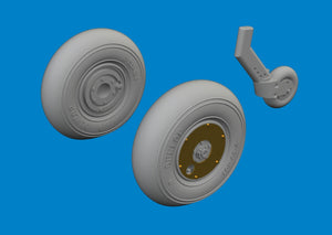 Eduard 672407 Spitfire Mk. V wheels Tamiya 1/72 – immagine 3