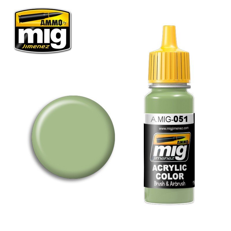 Munitions de Mig Jimenez 0051 VERT CLAIR KHV-553M 17ml.