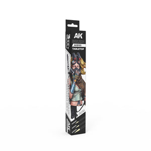 AK Interactive AKB102 TABLETOP SYNTETHIC BRUSHES SET – Bild 2