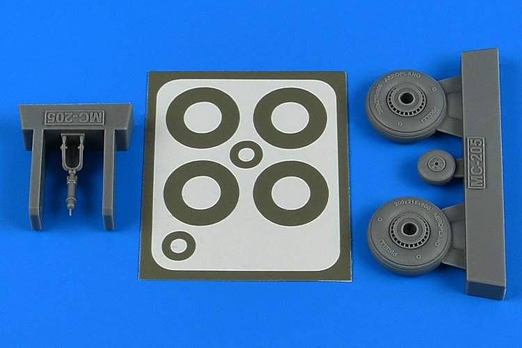 Aires 4811 Macchi Mc.205 wheels &amp;amp; paint masks 1/48 HASEGAWA