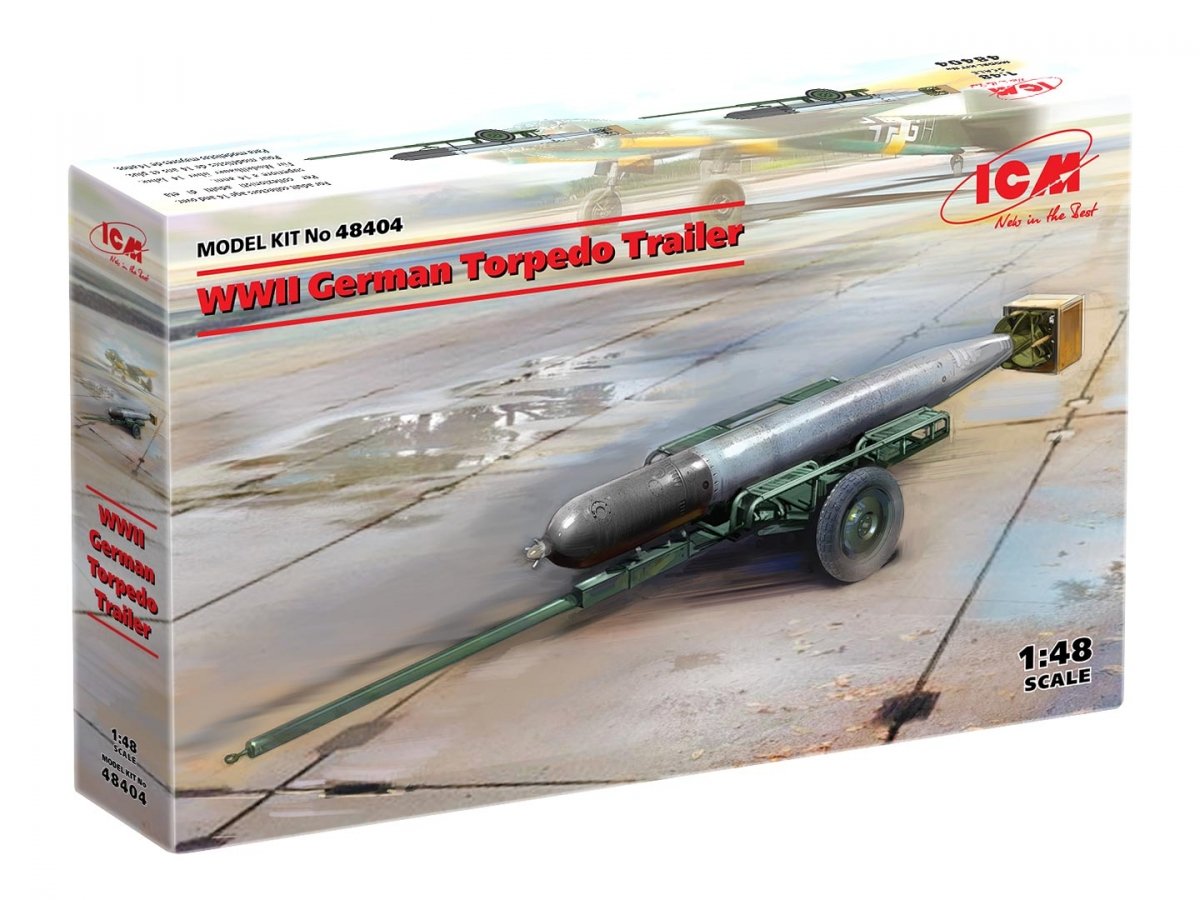 ICM 48404 WWII German Torpedo Trailer 1/48 – Bild 2