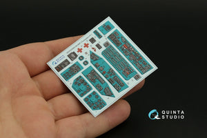 Quinta Studio QDS-35065 Mi-8MT 3D-Printed &amp;amp; coloured Interior on decal paper (Trumpeter) (Small version) 1/35 – immagine 4