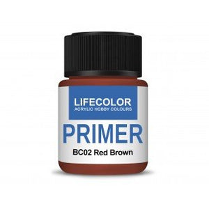 Lifecolor BC02 Acrylic Primer Red Brown 22ml – imagen 2