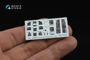 Quinta Studio QDS-48302 F/A-18C late 3D-Printed &amp;amp; coloured Interior on decal paper (Hasegawa) (Small version) 1/48 – Bild 5