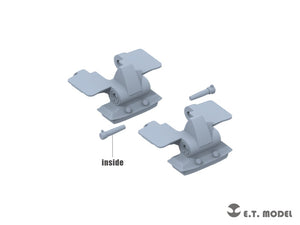 E.T. Model P35-406 WWII German Sd.kfz.251/Sd.kfz.11 Track links &amp;amp; Sprockets Late 3d Printed 1/35 – Bild 6