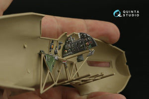 Intérieur imprimé en 3D et coloré sur papier décalcomanie Quinta Studio QD32140 Hawker Hurricane Family (Fly) 1/32 – image 2
