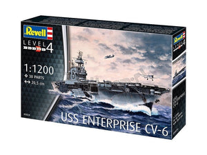 Revell 65824 USS Enterprise CV-6 Model Set 1/1200 – immagine 2