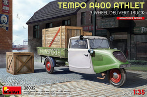 MiniArt 38032 TEMPO A400 ATHLET 3-WHEEL DELIVERY TRUCK 1/35