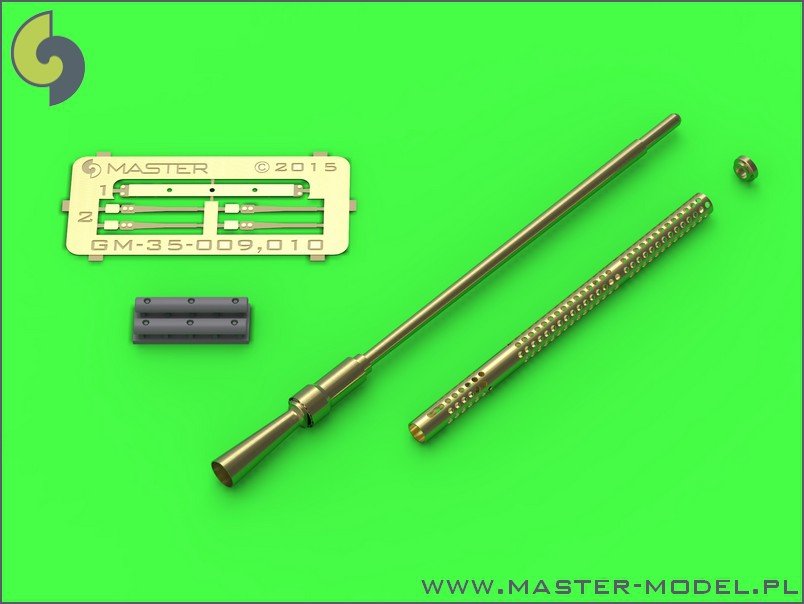 Master GM-35-010 KPV - Russian 14,5mm heavy machine gun - round cooling holes - used on ZPU-1/2/4 anti-aircraft systems (1pc) 1/35