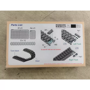 Gecko Models 35GM0094 US M4 Sherman T-54E1 Workable Track Link w/ Duckbill Track Extenders 1/35 – Bild 2