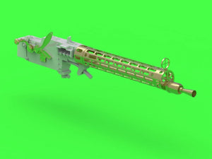 Master AM-32-121 Niemiecki karabin maszynowy z I w.św. Spandau LMG 8/15 (2szt.) (elementy żywiczne, toczone i fototrawione) 1/32 – zdjęcie 3