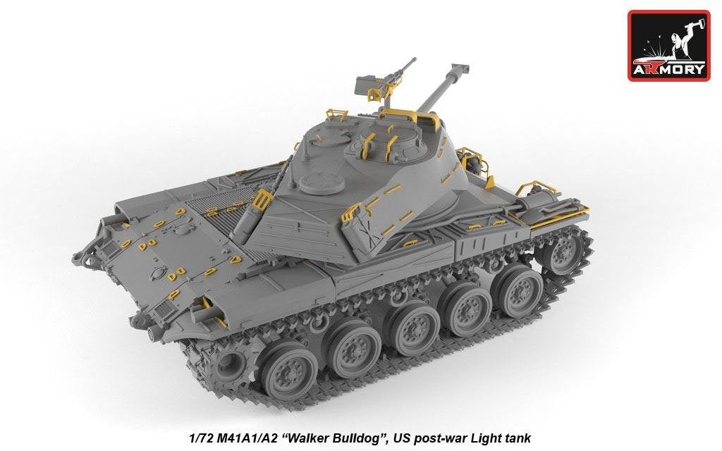 Armory Models 72412 M41A1/A2 Walker Bulldog US post-war Light tank 1/72 – Bild 3