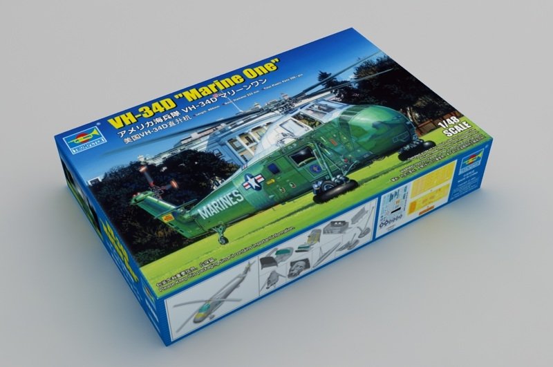 Trumpeter 02885 VH-34D &amp;#39;Marine One&amp;#39; 1/48 – Bild 2