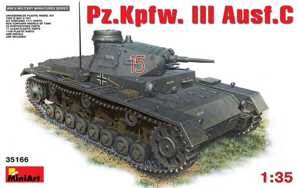 MiniArt 35166 Pz. Kpfw. III Ausf C 1/35