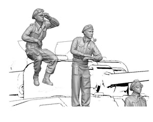Glowel Miniatures 35038 British Sherman crew 1/35 – Bild 2