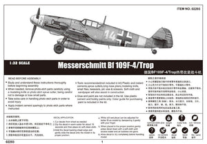 Trumpeter 02293 Messerschmitt Bf 109F-4/Trop 1/32 – image 2
