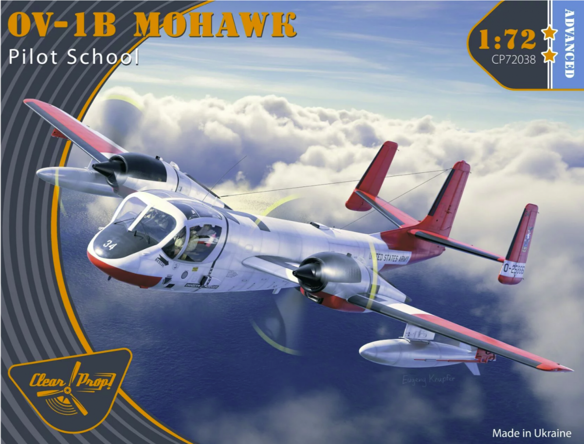 Clear Prop! CP72038 OV-1B Mohawk &amp;quot;Pilot School&amp;quot; ADVANCED KIT 1/72 – zdjęcie 2