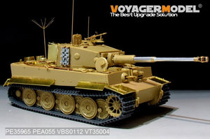 Maquette Voyager PE35965 Char Tiger I allemand de la Seconde Guerre mondiale, production tardive, pour RFM 5015, échelle 1/35  – image 9