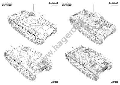 Kagero 7039 Sd.Kfz. 121 Panzer II. All versions and “Luchs” EN/PL – immagine 2