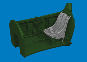Eduard 6481064 P-40 seat w/ integral belts Type 1 PRINT Eduard 1/48 – immagine 4