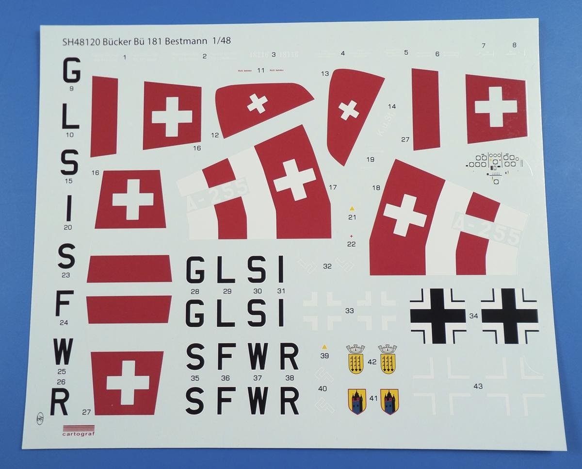 Special Hobby 48120 Bucker Bu 181 Bestmann 1/48 – immagine 7