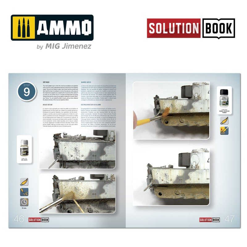 AMMO of Mig Jimenez 6601 How to paint WWII German winter vehicles (Solution book) Multilingual – Bild 6