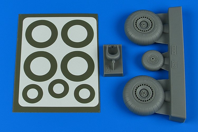 Aires 4804 Do 217N wheels & paint masks - late A 1/48 ICM
