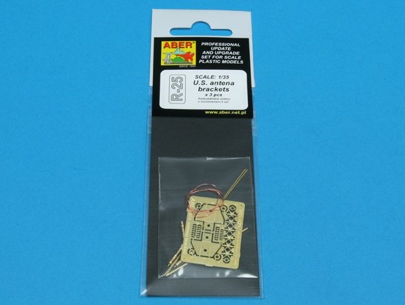 Aber R-25 US antenna and brackets (set of 3 pcs) 1/35 – imagen 3