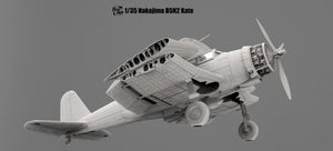 Border Model BF-005 Nakajima B5N2 Type 97 Carrier Attack Bomber &amp;quot;Kate&amp;quot; w/ Full interior 1/35 – immagine 2