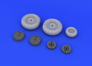 Eduard 632040 Bf 109G-10 wheels 1/32 (Revell) – immagine 4