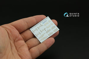 Quinta Studio QP48027 F-16 block 40/42 reinforcement plates (Hasegawa) 1/48 – immagine 2