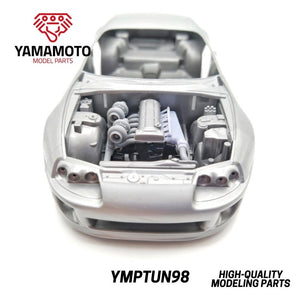 Yamamoto YMPTUN98 2JZ Twin Turbo Kit for Tamiya 24123 1/24 – immagine 2
