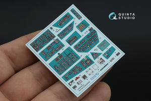 Quinta Studio QDS-48570 Mi-24A 3D-Printed &amp;amp; coloured Interior on decal paper (Trumpeter) (small version) 1/48 – immagine 2
