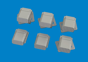 Eduard 6481119 UH-60 flare dispensers PRINT ICM 1/48 – immagine 3