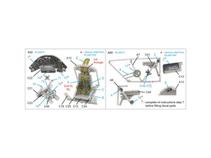 Quinta Studio QD48502 Bristol Bulldog Mk.II 3D-Printed coloured Interior on decal paper (Airfix) 1/48 – immagine 2