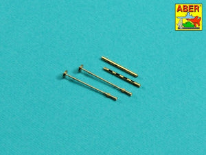 Aber A32019 Set of 2 barrels for British Browning .303 aircraft machine guns with flash hiders 1/32 – imagen 5