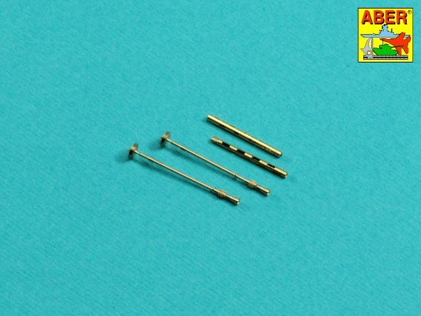 Aber A32019 Set of 2 barrels for British Browning .303 aircraft machine guns with flash hiders 1/32 – imagen 5