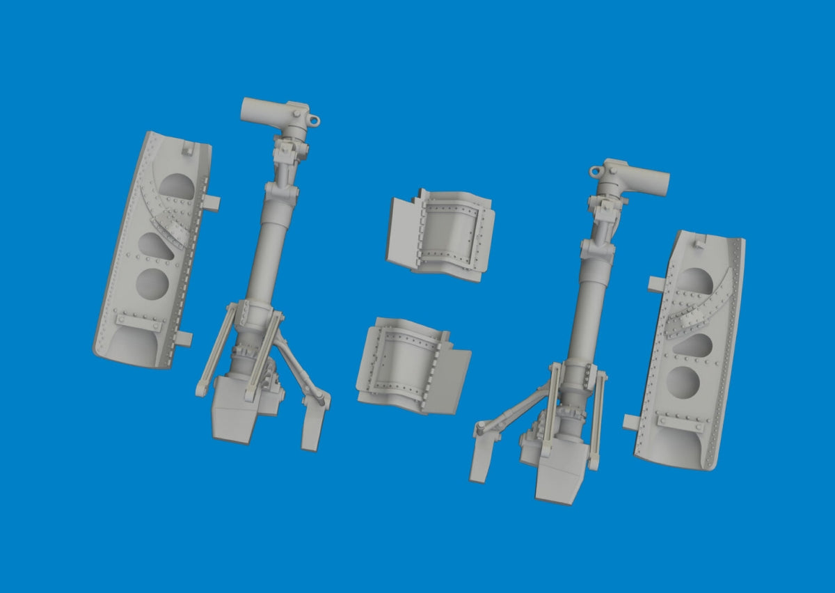 Eduard 6481074 P-40E undercarriage legs PRINT EDUARD 1/48 – imagen 4