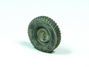 E.T. Model ER35-055 Technical Pick up Truck Weighted Road Wheels Type.2 For Meng VS-004 1/35 – immagine 3
