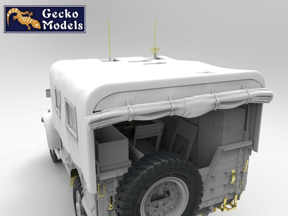 Gecko Models 35GM0061 WWII British Bedford MWR FFW Radio command truck 1/35 – Bild 4