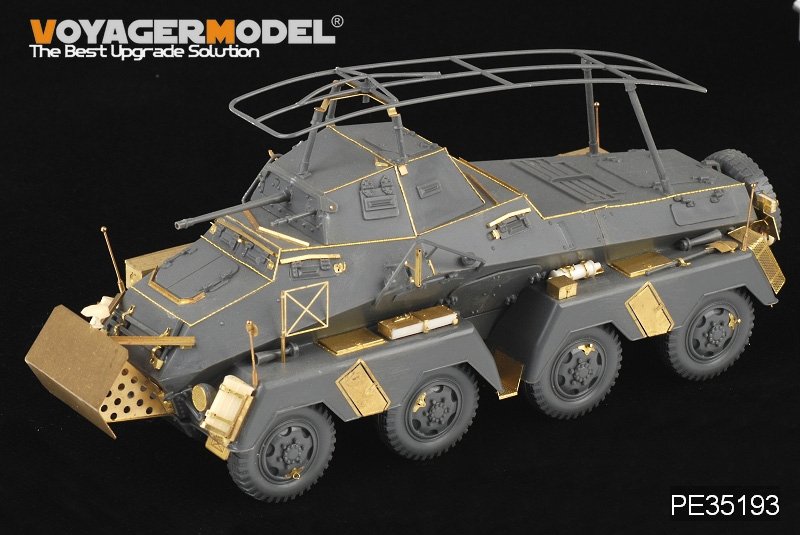 Voyager Model PE35193 WWII German Sd.Kfz.232 8 ROD early version for TAMIYA Kit 1/35 – zdjęcie 4