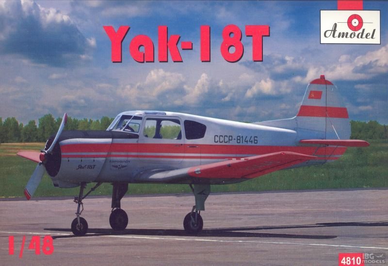 A-Model 04810 Yak-18T Red Aeroflot 1/48