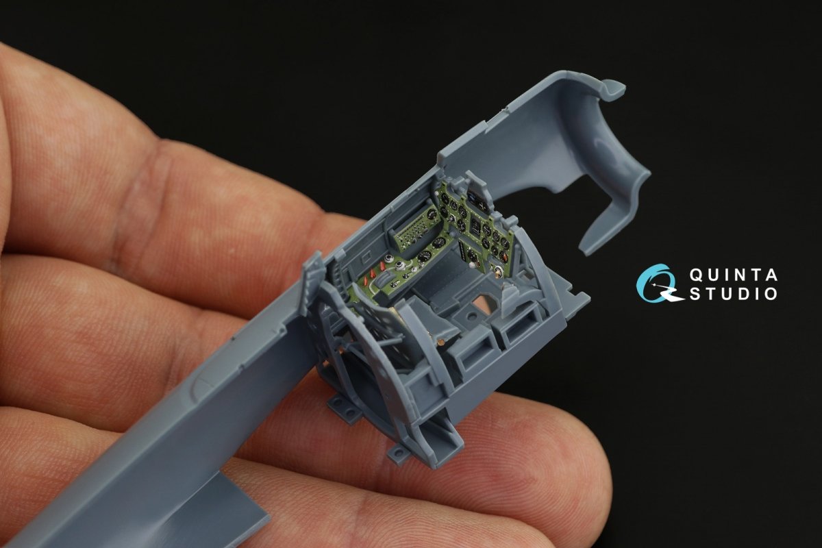 Quinta Studio QD48239 A6M2 Zero 3D-Printed &amp;amp; coloured Interior on decal paper (Eduard) 1/48 – immagine 6